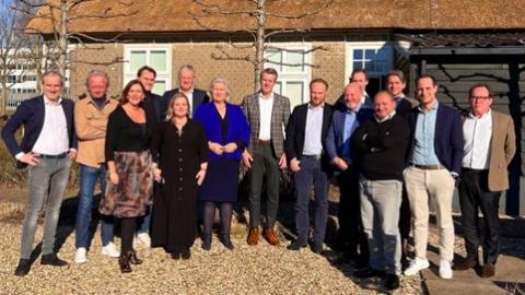 Caption: Participants in the Amsterdam Airport City Business Lunch ‘Digitalisation’.