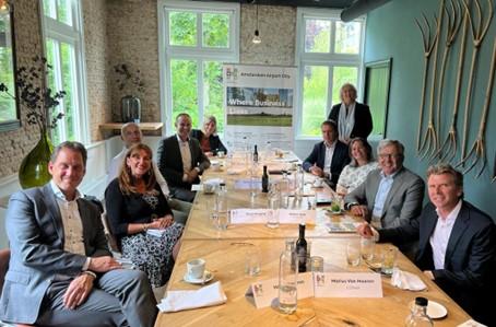 Caption: Participants in the Amsterdam Airport City Business Lunch ‘Consumer Goods’.