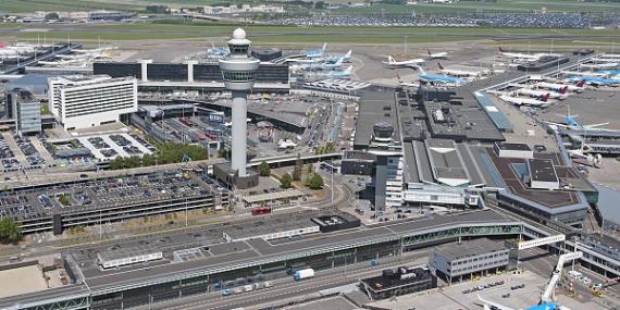 amsterdam airport from city center